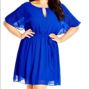 City Chic metal bar tunic Dress